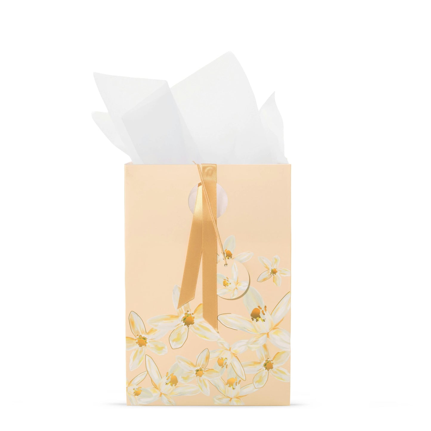 Peach Jasmine Floral Gift Bag F3P0