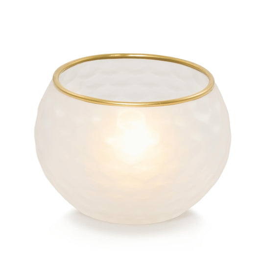 Frosted Honeycomb Tea Light Candle Holder AKL7